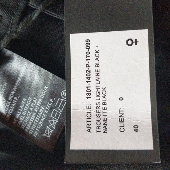 NWT Ann Demeulemeester Fleece Wool Pants - Picture 6 of 16